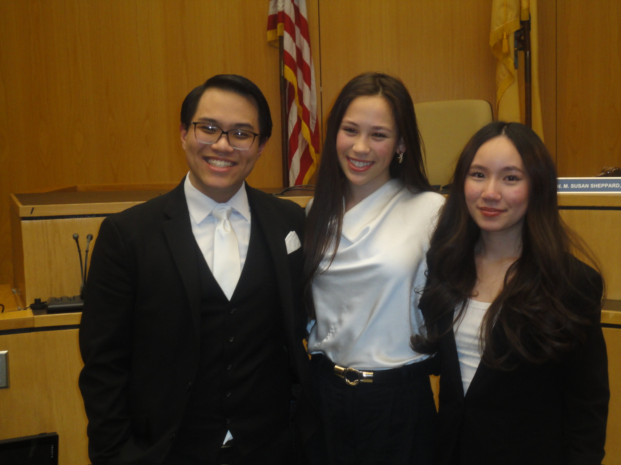 Carter Chew, Paige Pacquing, Eva Nye